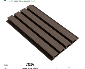 Lam sóng WPC ngoài trời Glotex LS