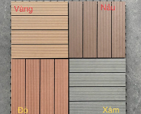 VỈ SÀN GỖ NHỰA VÂN SỌC & 3D