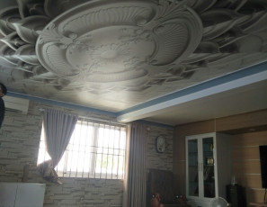 Tranh tường & tranh trần vải canvas mực UV tại Nhà Bè.