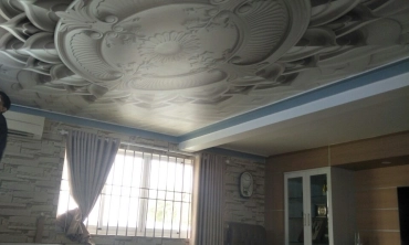 Tranh tường & tranh trần vải canvas mực UV tại Nhà Bè.