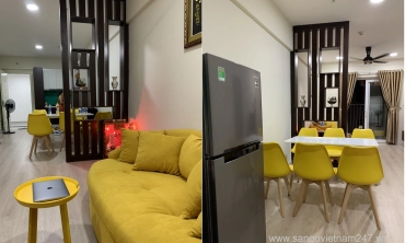 Sàn gỗ Malaysia - Fortune Aqua 801 căn hộ Prosper Plaza Q.12