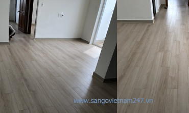 Sàn gỗ Camsan tốt nhất Châu Âu - Dòng 10mm 4515 tại chung cư Phú Gia Nhà Bè